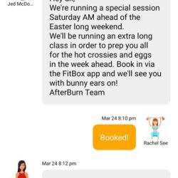 Fitbox Messaging