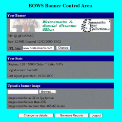 BOWS Banner Control Area